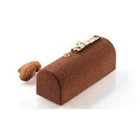 Silikomart SF130 - Moule en silicone N.9 MIDI Buches 84 x 32 H 35 mm Terracotta