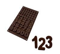 Silikomart | SF174 Moule en silicone pour monoportions CHOCO 123, antiadhésif, paquet de 6 moules à gâteaux, volume 60 x 2 ml Tot. 120 ml