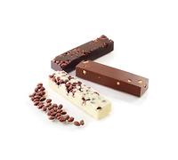 Silikomart | SF184 Moule en silicone pour MY SNACK Monoportions, Antiadhésif, Lot de 4 Moules à gâteaux, 100 x 26 h 16 mm Volume 8 x 40 ml Tot. 320 m, Marron