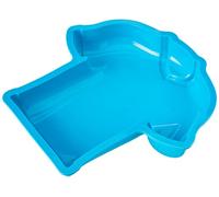 silikomart | SFT Moule à Gâteau en Silicone Célébration GOLEADOR, Anti-adhésif, Pack de 1 Moule avec Anneau de Sécurité, 242 x 230 mm, h 40 mm, Volume 1,2 l, Made in Italy