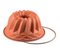 silikomart | SFT250 Moule à gâteau en Silicone GUGELHUPF, antiadhésif, paquet de 1 Moule à gâteau avec anneau de sécurité, Ø 220 h 110 mm, Volume 2,2 l, Made in Italy