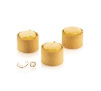 silikomart Tarte Ring Round 50 h 35 mm Lot de 6 anneaux micro-perforés