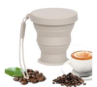 Silikon Faltbare Becher - Faltbarer Becher - Faltbarer Becherr - 200 Ml Wiederverwendbarer Reisebecher Aus Silikon Mit Wärmeisolierung | Leichter, Kompakter Trinkbecher Für Outdoor-Aktivitäten
