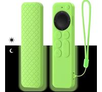 Silikone Coque de protection pour Apple TV 4K Siri Remote 3ème génération (2022) / 2ème génération (2021) Siri Remote Coque de protection pour télécommande Siri Remote en silicone flexible, anti-chute