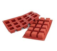 Silikonform für Einzelportionen CUBI 35x35mm/H=35mm SILIKOMART