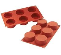Silikonform für Einzelportionen CYLINDRO fi=70mm/H=35mm SILIKOMART
