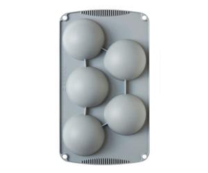 Silikonform für Einzelportionen PÓLKULE KULE 80mm DECORA