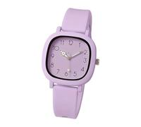Silikonuhr - Leicht Ablesbar | Lässige Armbanduhr Für Den Alltag | Stilvolle Freizeit-Uhr | Brassard 23 cm, Legierung & Silikon, Analog Quarz, Für Geburtstage Beruf Pendeln Mutter Teenager Ehefrau