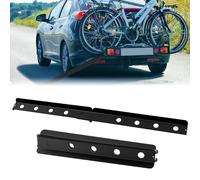 Silipull Rampe de chargement pour vélo - Rampe pliante avec trou - Robuste - Convient pour vélos électriques, VTT, vélos de route, vélos de route, vélos à pneus larges - 122 x 10 cm