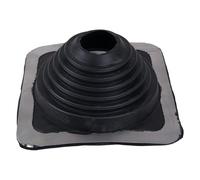 SILISTO EPDM Lot de colliers de tuyaux - Diamètre de tuyau 6,4-70 mm - Passage de toit, passage de mur, couverture de tuyau, manchon en caoutchouc pour tuyaux - cadre carré flexible en aluminium