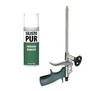silisto Kit PU de pistolet type slim + 500 ml Mousse de nettoyage PU