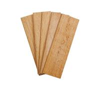 SILISTO Lot de 1000 cales de vitrage en bois 80 x 24 x 1 mm de couleur naturelle - entretoises, plaquettes, cales d'écartement, cales de support en bois de hêtre (bois dur)