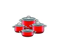 Silit 15175811 set de casseroles 4 pièces rouge passion