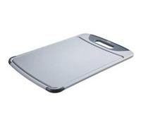 SILIT 20761201 PLANCHE À DÉCOUPER ANTIBACTÉRIENNE AVEC RAINURES ET POIGNÉE EN PLASTIQUE DE QUALITÉ SUPÉRIEURE 45 X 30 CM G