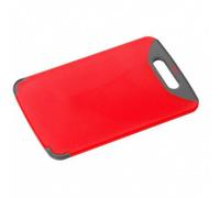 Silit 21.4227.4643 Planche À Découper Pour Cuisine Rectangulaire Synthétique Gris Et Rouge Gris