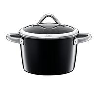 Silit 2102270744 Marmite avec Couvercle, Vitaliano Nero, 22 cm