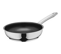 Silit Calabria Poêle à frire à induction avec revêtement en acier inoxydable, poignée en acier inoxydable, passe au four, pour une cuisson douce