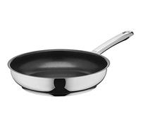 Silit Calabria Poêle à frire à induction avec revêtement en acier inoxydable, poignée en acier inoxydable, passe au four, pour une cuisson douce