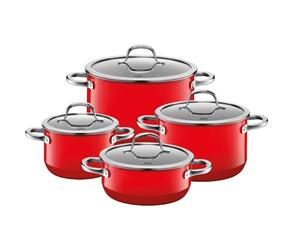 Silit Cocotte Set 4 pièces Rouge