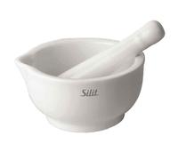Silit Mortier + Pilon 10Cm Porcelaine Céramique Épices Réduire Cuisine Pharmacie