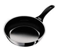 Silit Poêle à Frire Professionnelle Silargan en céramique Fonctionnelle à Induction avec poignée en Plastique Noir Hauteur 20 cm 1,28 l