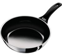 Silit Professional poêle à frire 20 cm de haut, 1,28l, Silargan céramique fonctionnelle, induction, poignée en plastique, noir
