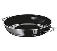 Silit Professional Sauteuse à servir 24 cm, Rôtissoire, Mijoteuse 2,2l, Silargan céramique fonctionnelle, induction, noir
