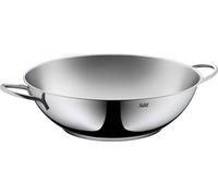 Silit Wok 32 cm, acier inoxydable sans revêtement, induction, compatible lave-vaisselle