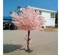 Silk Cherry Blossom Tree, Large Cherry Blossom Plants Wedding Hotel Scenery Large-Scale Landscaping Floor Decoration(3 * 3m)
