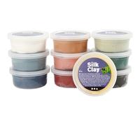Assortiment de pâtes à modeler Silk Clay - 10 x 40 g Multicolore G
