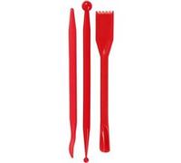 Silk Clay outil de modélisation 14 cm rouge 3 pièces Rouge G