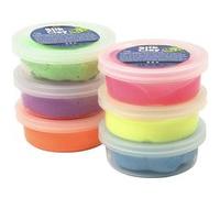 Silk Clay – Set de pâte à modeler autodurcissante Neon 6 x 14 g (7 pièces)