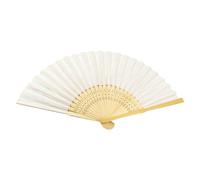 Silk Folding Fan - Bamboo Handheld Dance Wedding Party Accessory