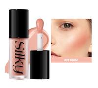 Silk Lisse Liquid Blusher Naturelle Couleur Couleur Hydratante Face Hydratant Rouge Couverture De Création À Usage Multipliable Cosmétique