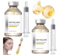Silk Peptide Intensive Lifting Ampoule,Deep Collagen Silk Peptide Intensive Lifting Serum,For Face Tightening And Lifting,Hydrating, Refreshing And Quickly Absorbed (Q-2Set, Sans parfum-070)