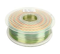 Silk Rainbow PLA Filament, 3D Printer Filament, Strong Smooth Gradient Multicolor PLA Consumables with Excellent Formability, No Clogging for High Efficiency Printing, 1.75mm Diame