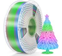 Silk Rainbow Pla Plus Filament, Changement De Couleur Rapide Tous Les 8 Mètres, Multicolore Pla+ Filament, Longueur Totale 330 Mètres, Bobine De 1Kg, Silk Rainbow Filament(Cyan-Mag[PLA9180600]