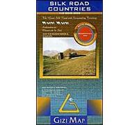 Silk Road Countries Geographical Map