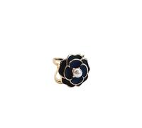 Silk Scarf Buckle Pin Women Coat Belt Buckles Shawl Ring Clip Scarves Fastener Brooches Clothing Corner Knotted pour femmes filles accessoires décoratifs(Black-L)