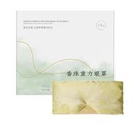 Silk Sleep - Aromatherapy Bead Cushion, Cooling Eye Cover with Detachable Design, Gentle Pressure Relaxation Aid, Comfort Rest Accessory, Sleep Support for Improving Deep Rest Meditation Recovery