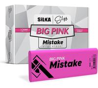 Silka 12 pcs gommes | Big Pink Gomme pour enfants et adultes | Anniversaire Cadeau d'invité Sac cadeau d'anniversaire pour enfants Set de récompense