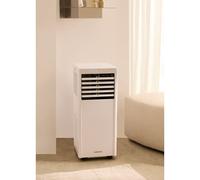 SILKAIR 7000 - Climatiseur Portable 3-en-1 7000 BTU Avec Déshumidificateur 36L/jour Blanc