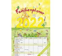 Silke Leskien Calendrier familial 2022 - Calendrier photo 23,7 x 34 cm - 6 colonnes - Calendrier avec espace pour notes - Avec de nombreuses informations supplémentaires - Calendrier mural : by Silke