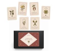 Silkflair Le Tarot des épices 22 cartes avec livre d'interprétation | Version avec boîte noire | Idée cadeau originale pour les amateurs de cuisine, les épices et les jeux symboliques (boîte noire)