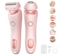 SilkGlide Pro - Meilleur rasoir Silk Glide 2024, épilateur Silk Glide Épilateur sans douleur à la maison, tondeuse à poils pubiens pour femmes, rasoir électrique 2 en 1 pour femme (rose)