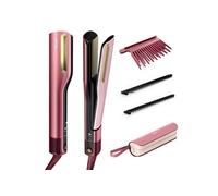 Lisseur et sèche-cheveux 2 en 1 - SHARK - SilkiPro HT401EUPK - Rose - 1000W - 3 peignes Silki