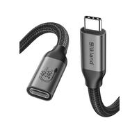 Silkland 40Gbps Rallonge USB C 1M Mâle vers Femelle pour Thunderbolt 4, 8K@60Hz, Dual 4K@60Hz, Charge Rapide 240W, Câble d'Extension USB4 pour iPhone 17/16/15, MacBook Pro, iPad Pro, Hub, Dock, PSSD