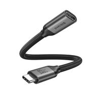 Silkland 80Gbps Rallonge USB-C 0.5M Mâle vers Femelle pour Thunderbolt 5/4/3, jusqu'à 120Gbps pour 16K/Dual 8K, PD3.1 240W, Câble d'Extension USB4 V2.0 Compatible avec MacBook Pro, Hub, Dock, SSD