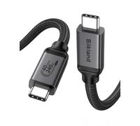 Silkland Câble Thunderbolt 4 Compatible, Câble USB4 USB-IF Certifié 1M, 40Gbps Données, 8K@60Hz 4K@144Hz HDR, PD3.1 240W 5A Charge Rapide, Câble USB-C pour iPhone 16/15, MacBook, iPad, Dock, SSD