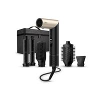 Silk'n air styler et sèche-cheveux - SilkyAir Flex - 2024 Edition - Multistyler 5 accessoires inclus, boucleurs auto-wrap, brosse plate, brosse ovale et plus - 1300 W - Noir